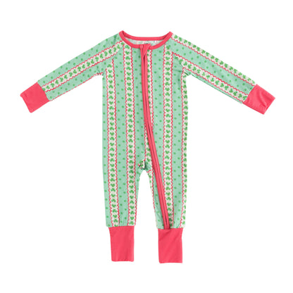 Lucky Clovers (Convertible Zip Footies)