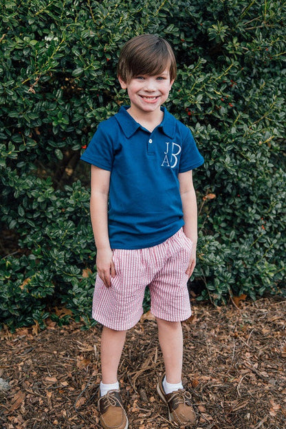 Boy's Seersucker and Gingham Shorts (Regular Length)
