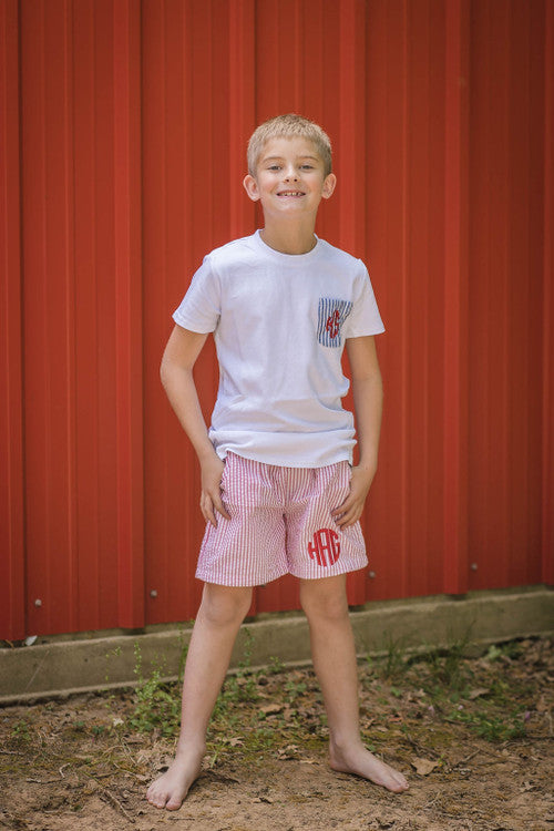 Boy's Seersucker and Gingham Shorts (Regular Length)