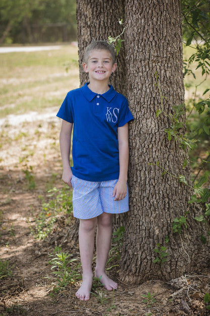 Boy's Seersucker and Gingham Shorts (Regular Length)
