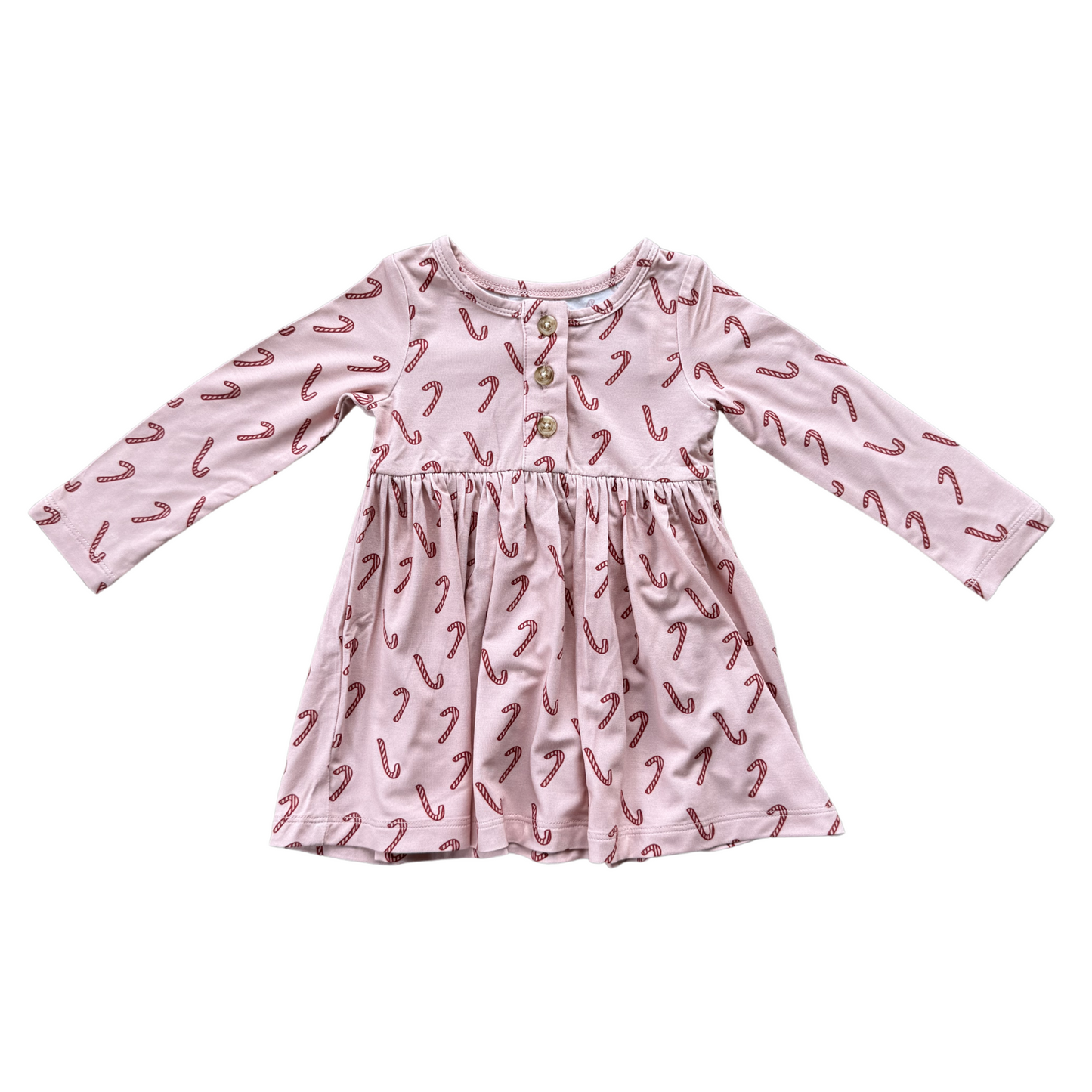 Long Sleeve Henley Dress