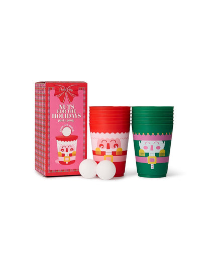 Christmas Holidays Nutcracker Pong Set (12ct cups)