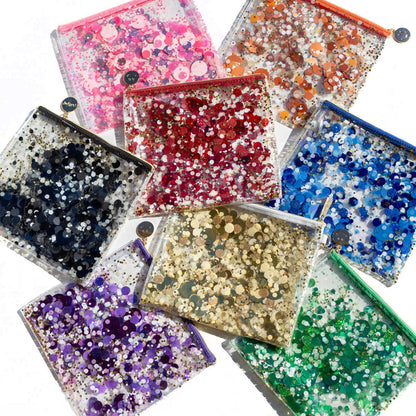 Good As Gold Confetti Everything Pouch