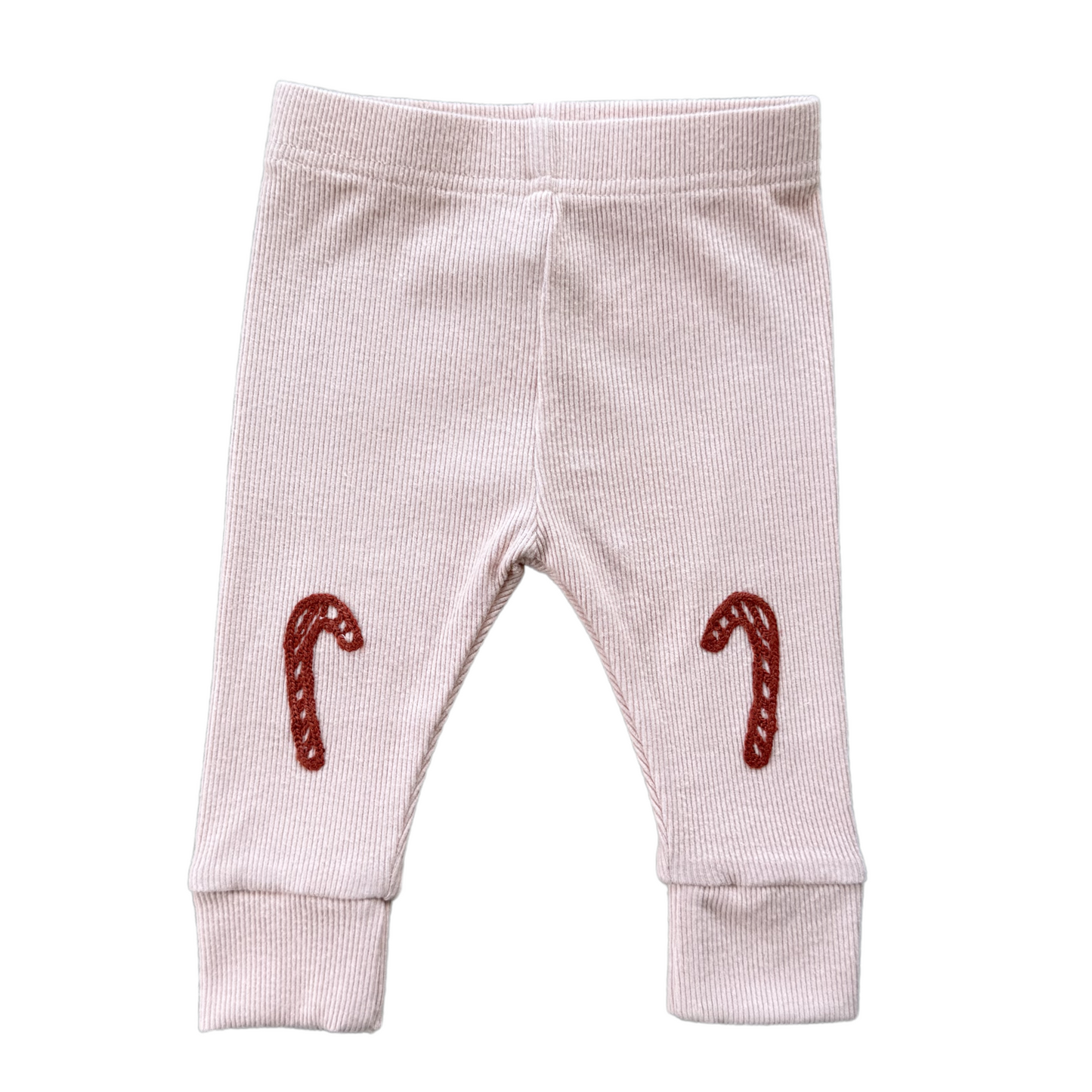 Patch Ribbed Leggings