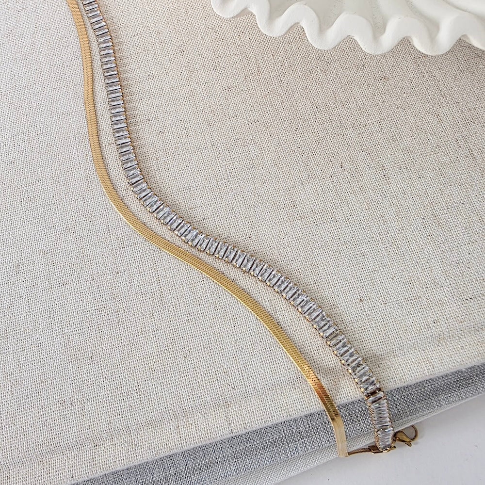 Pinch Me Layered Necklace - WATERPROOF