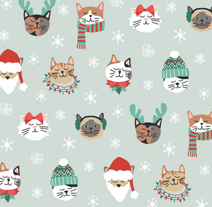 Purr The Halls (Bow Headband)