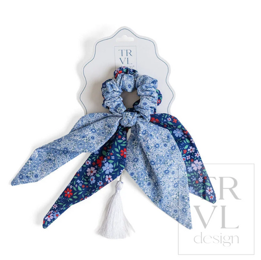 TRVL Hair Accessory - Bow Scrunchies 2pc Set