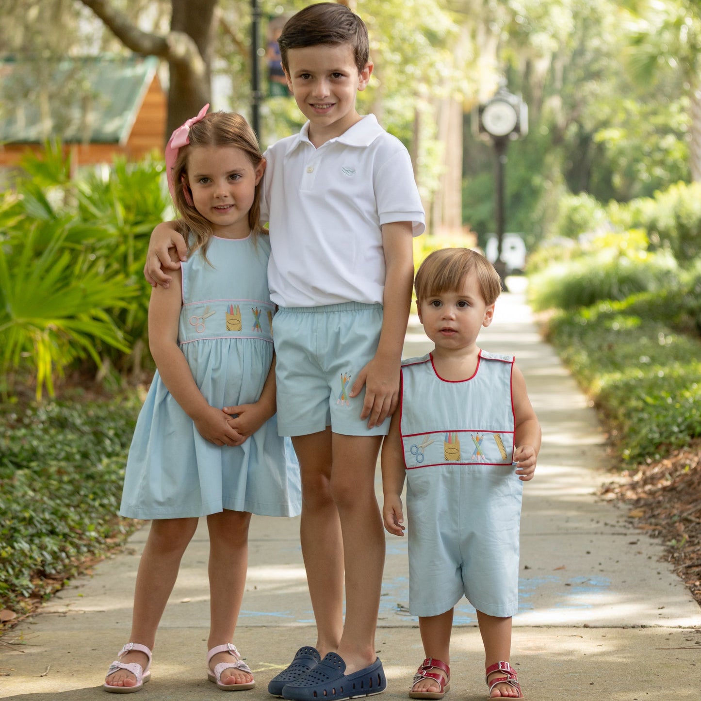 Jennings Jon Jon with Back to School Embroidery