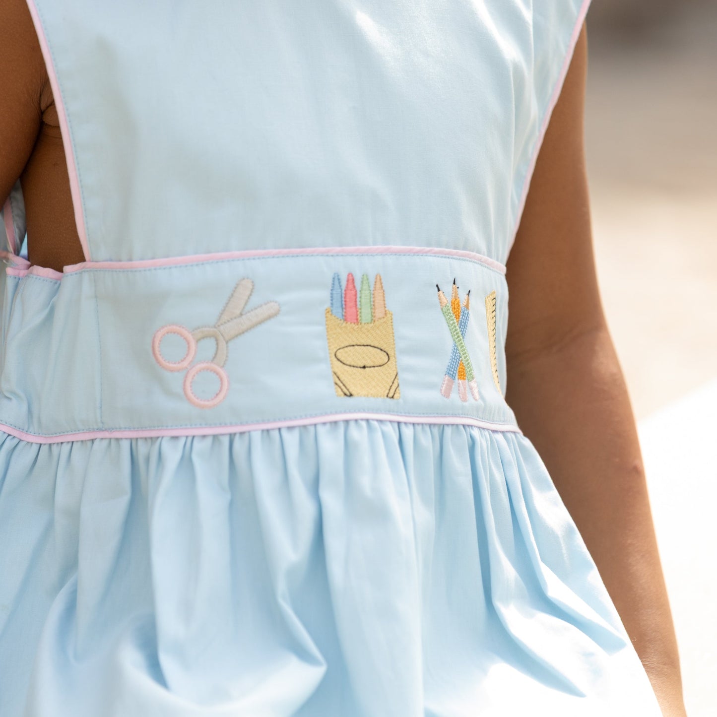 Leila Dress With Back to School Embroidery