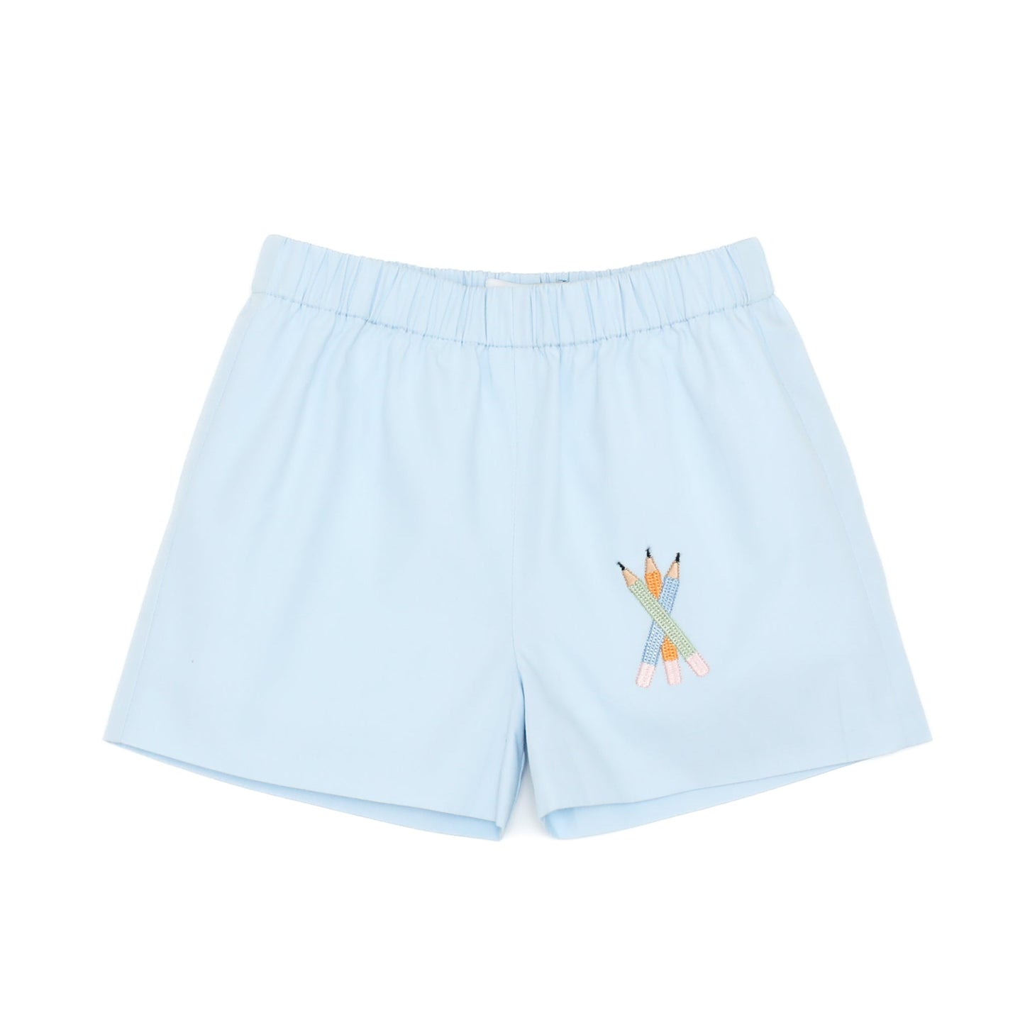 Liam Shorts with Back to School Embroidery