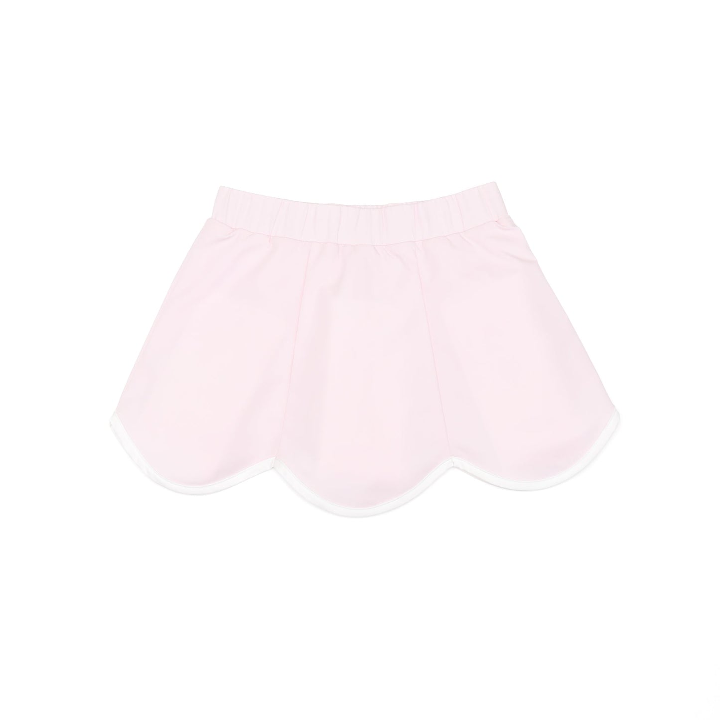Scalloped Skort in Pink Sand