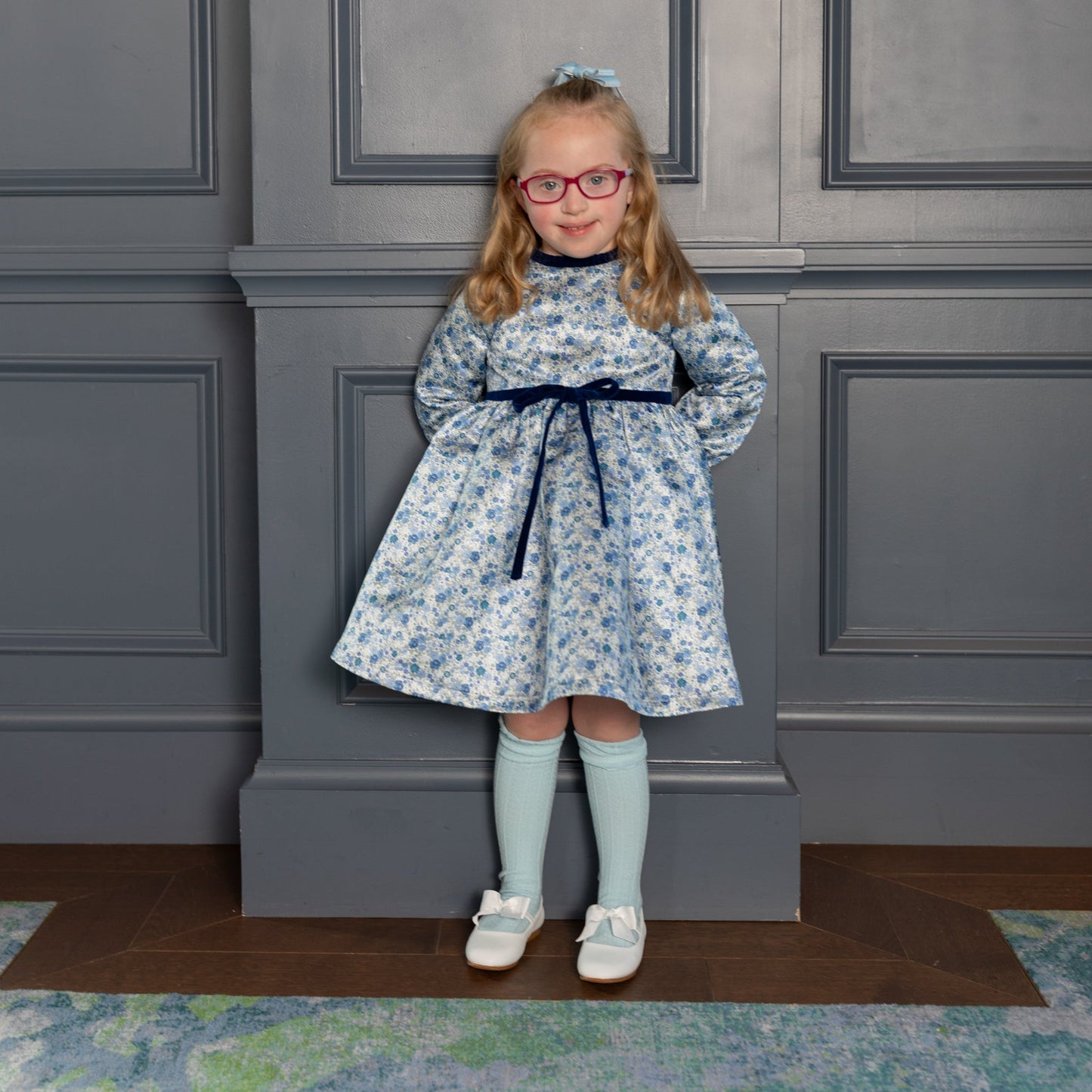 Hazel Dress in Prescott Petals