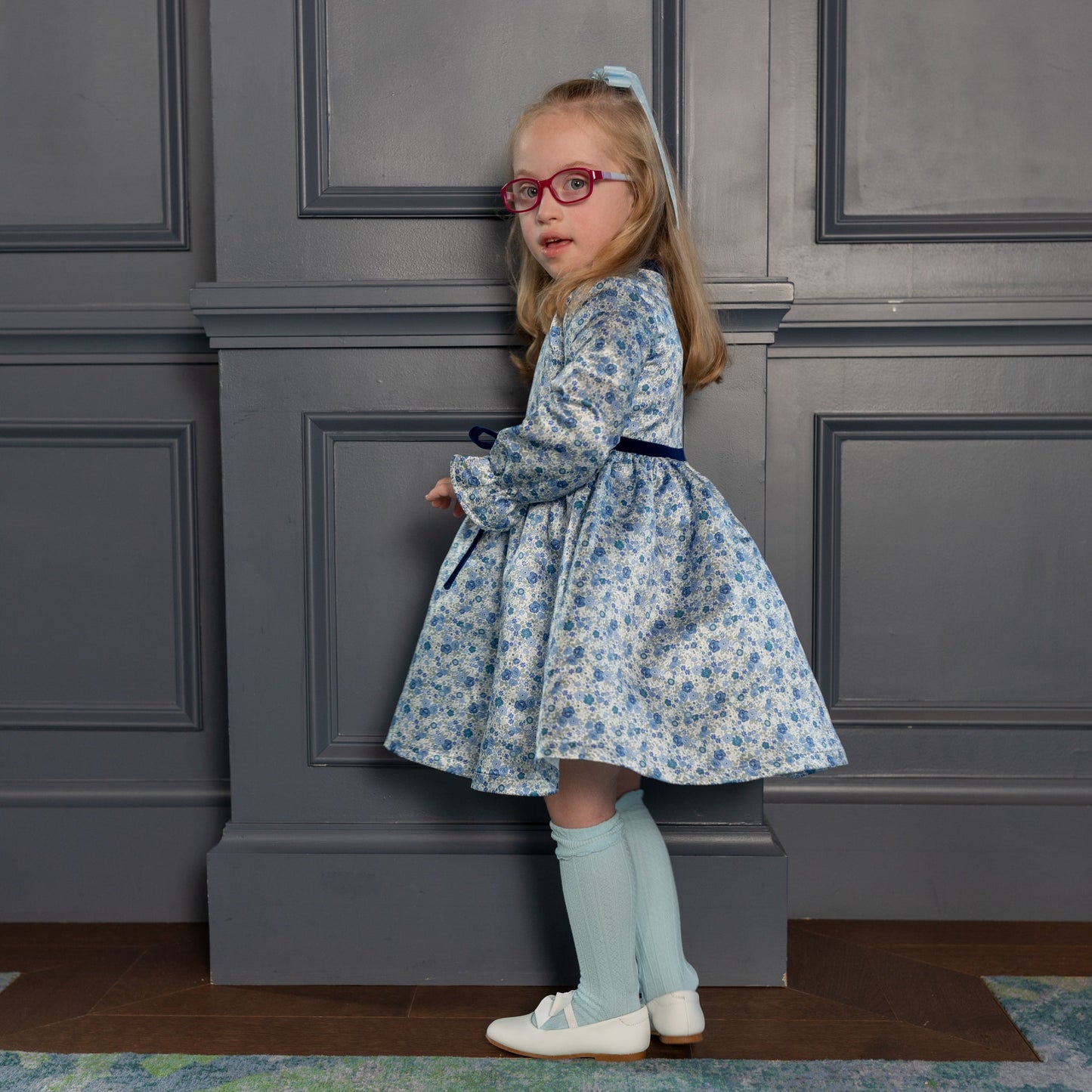 Hazel Dress in Prescott Petals