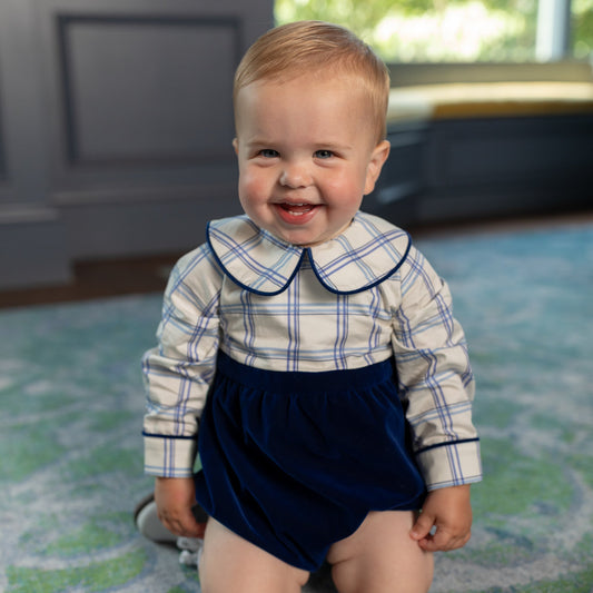 Long Sleeve Beau Bubble in Prescott Plaid