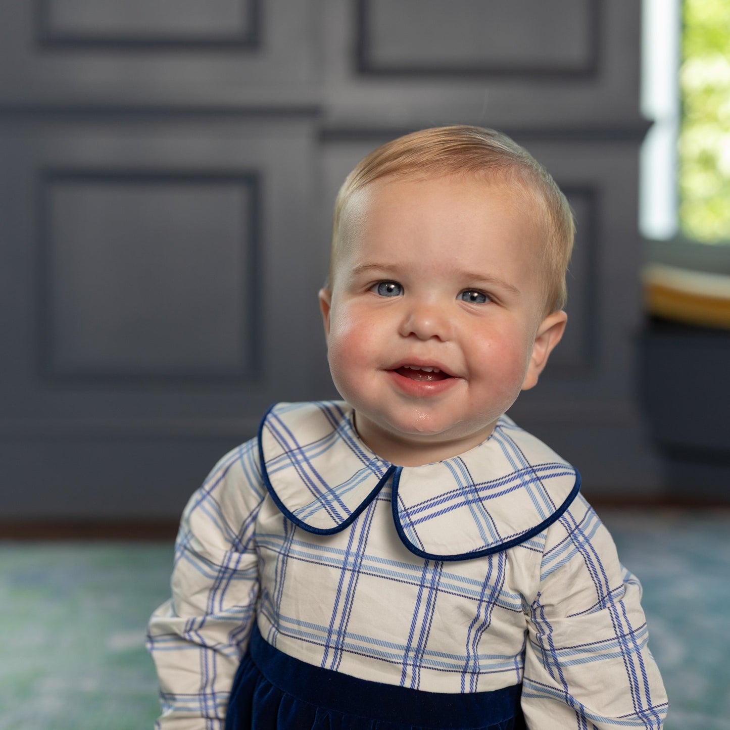 Long Sleeve Beau Bubble in Prescott Plaid