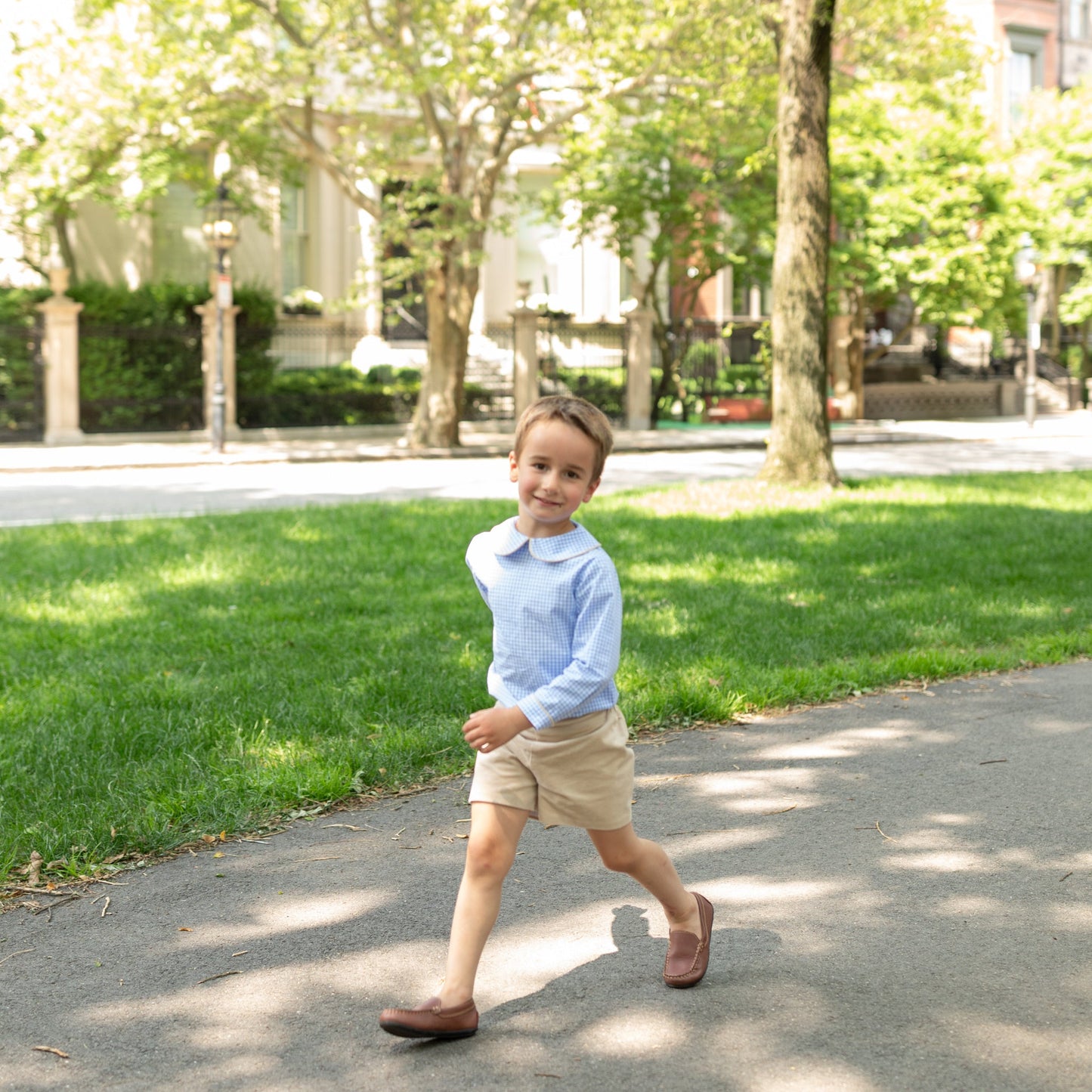 Robert Shorts in King's Way Khaki Corduroy