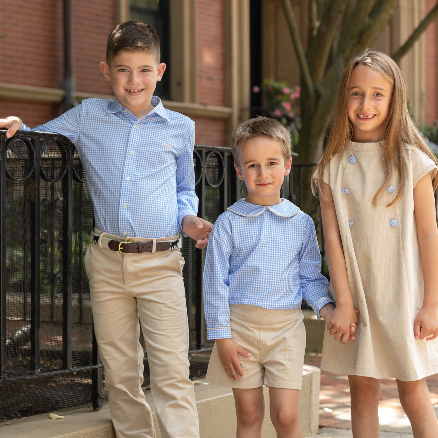Robert Shorts in King's Way Khaki Corduroy