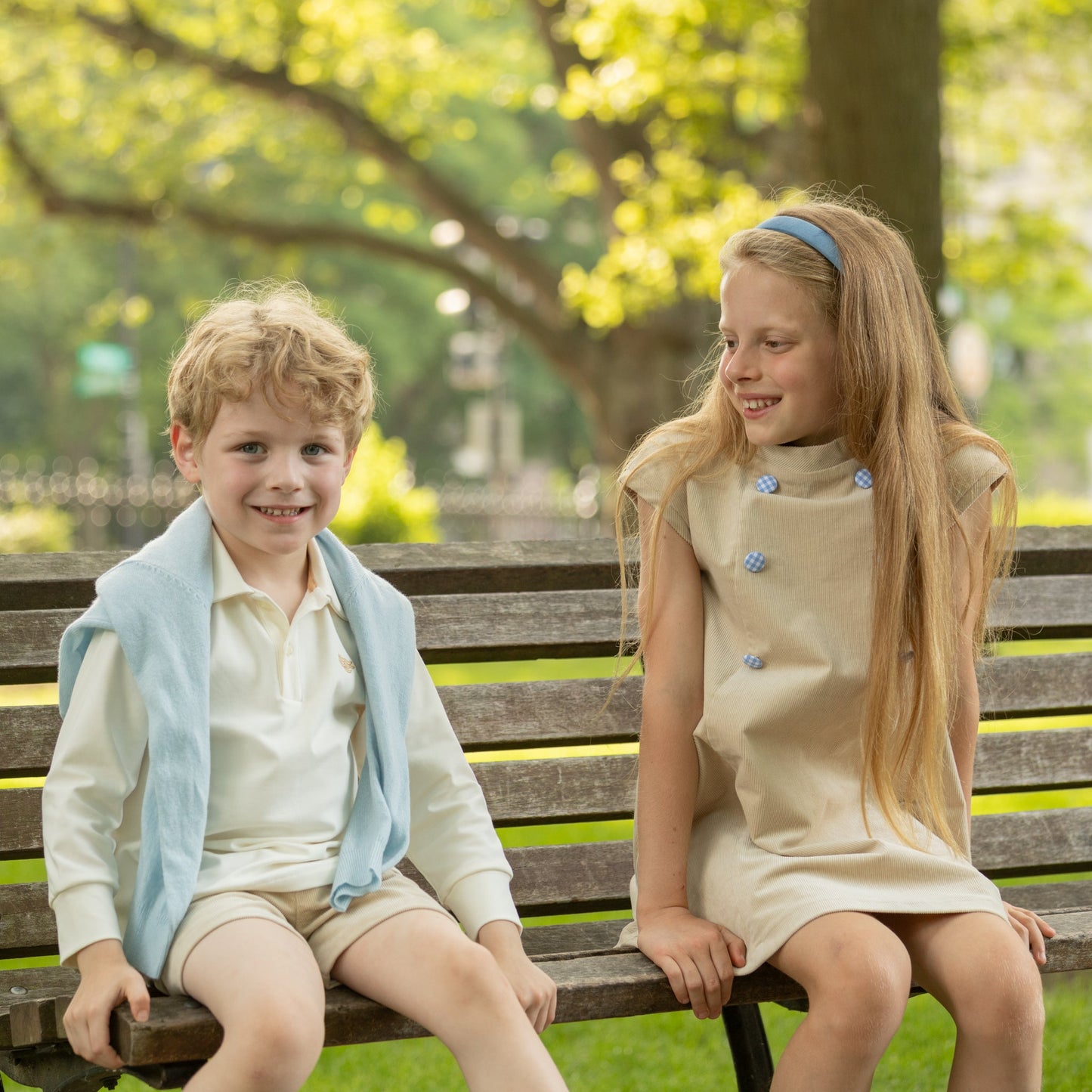 Isabel Dress in King's Way Khaki Corduroy
