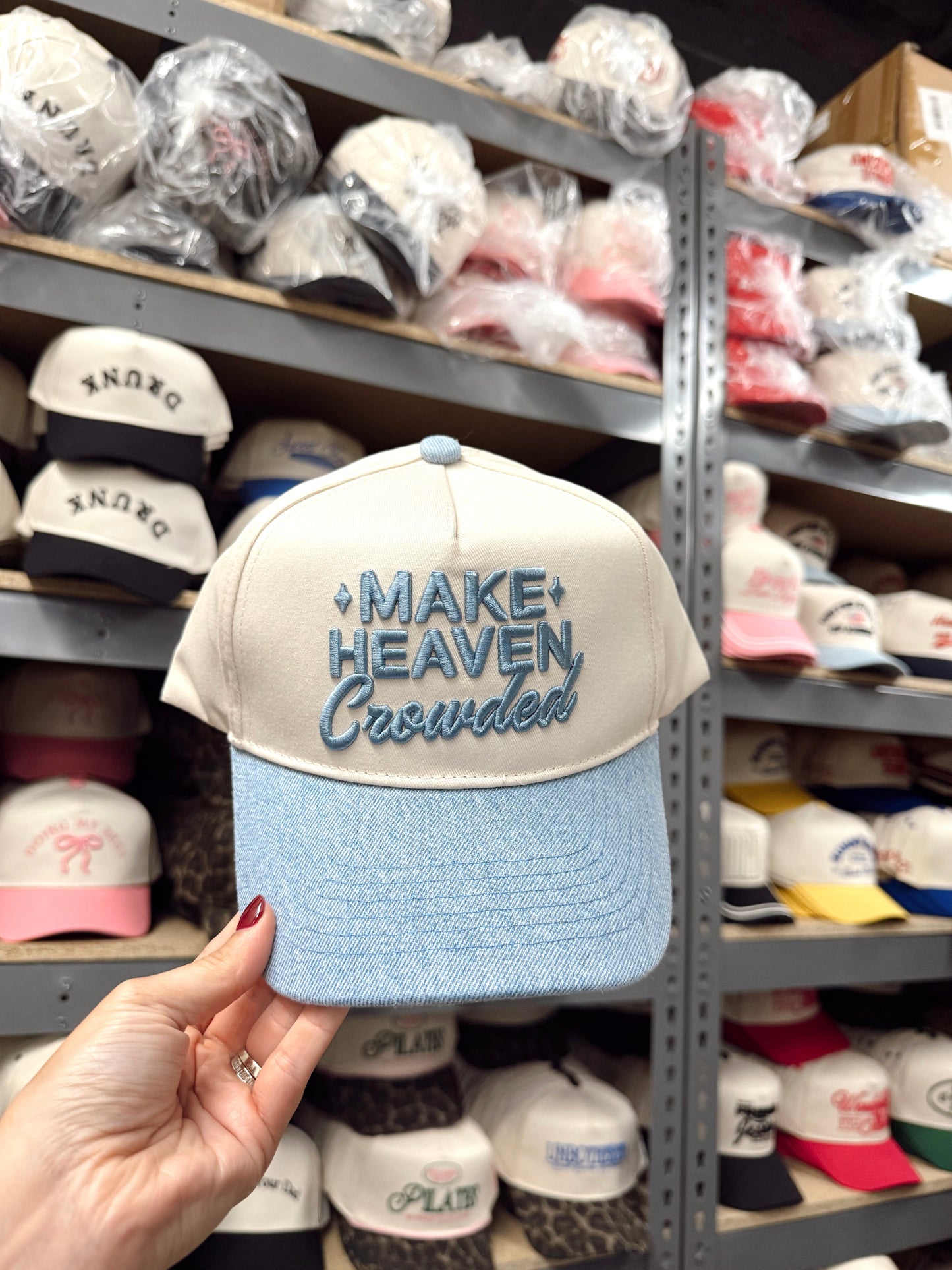 Make Heaven Crowded - Vintage Trucker Hat