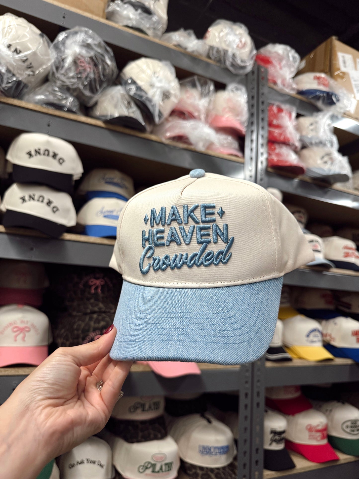 Make Heaven Crowded - Vintage Trucker Hat
