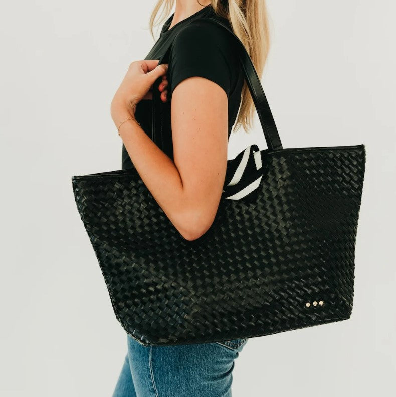 Tiffany Woven Organizer Tote Bag – Three Bees Company