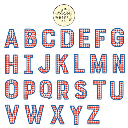 Patriotic Initial Boys Collared Shirt
