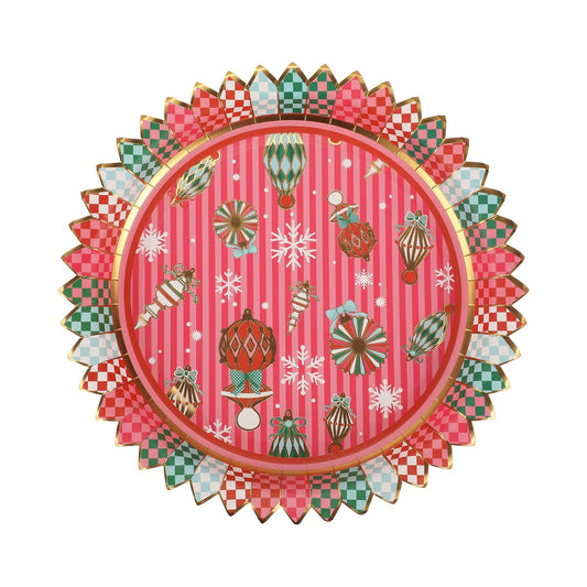 Deck the Halls Dinner Plates (10 count)