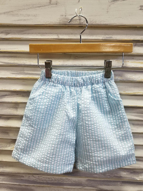 Boy's Seersucker and Gingham Shorts (Regular Length)