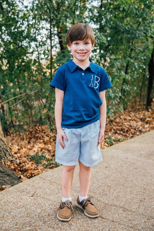 Boy's Seersucker and Gingham Shorts (Regular Length)