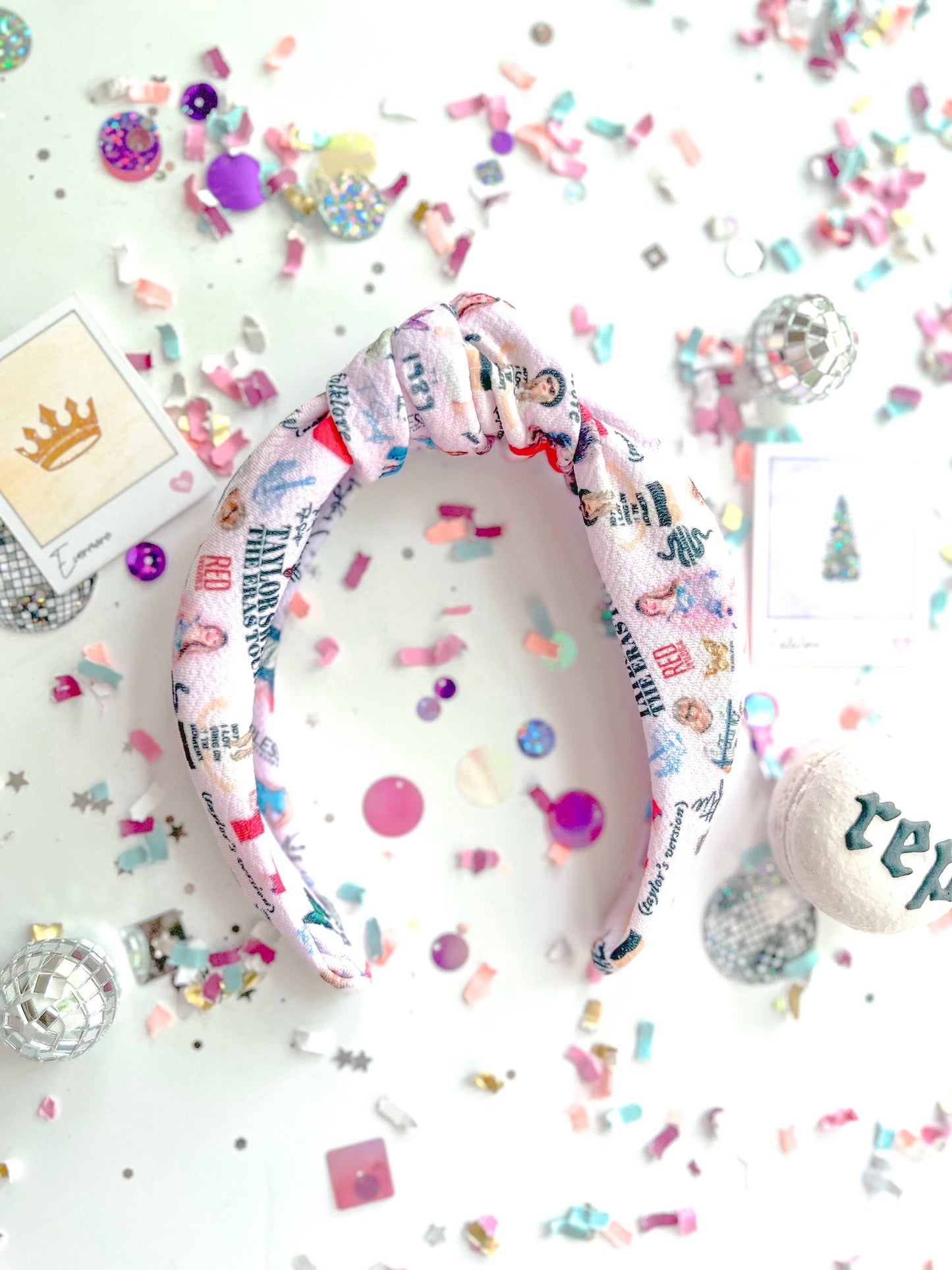 Evie Pearl Handmade LLC - Eras Tour Knotted Headband for Girls & Women