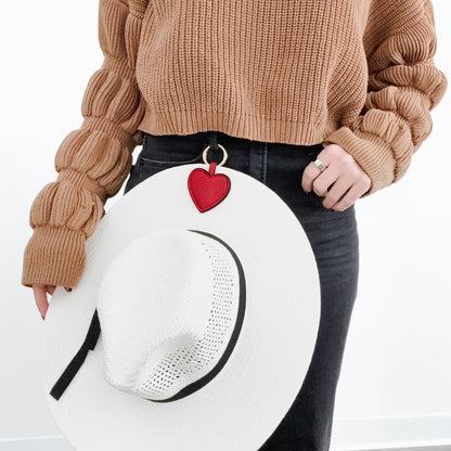 Heidi Heart Magnetic Hat Carry Clip