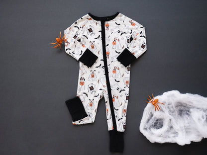 Howl-O-Ween Pups (Convertible Zip Footies)