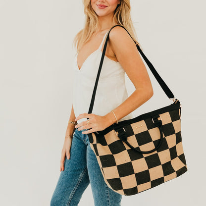 June Jute Tote Bag