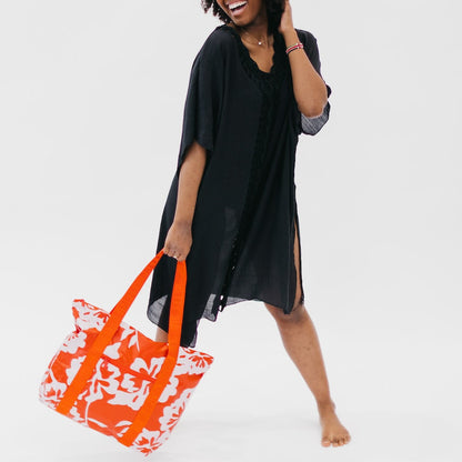 Medium Kona Cove Tyvek Splashproof Beach Zipper Tote