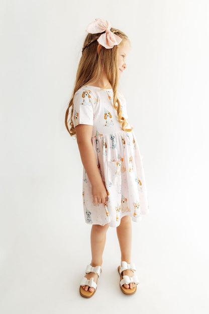 Party Pups S/S Pocket Twirl Dress