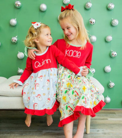 O Holy Night Long Sleeve Girls Dress