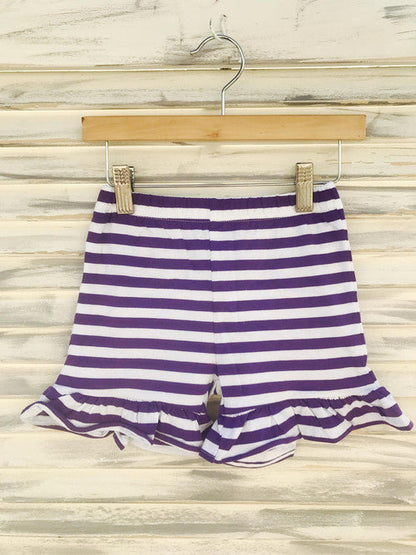 Girls Knit Ruffled Shorties
