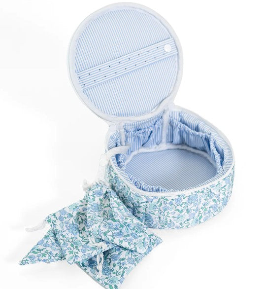 TRVL Quilted Jewel Round Case