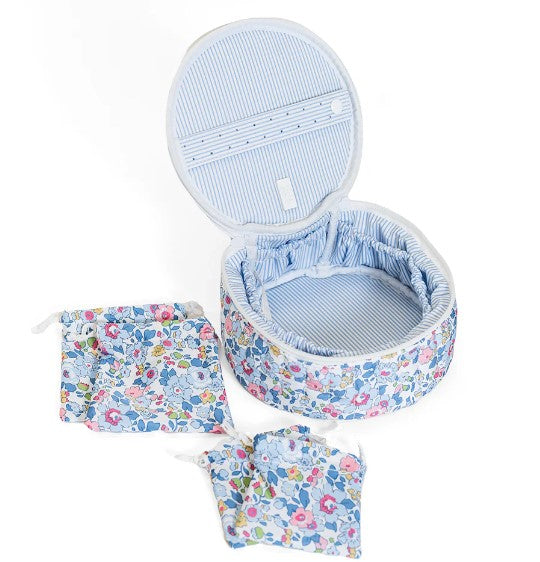 TRVL Quilted Jewel Round Case