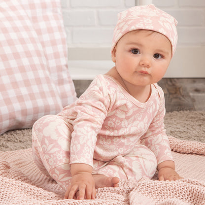 Vintage Rose Cotton Romper