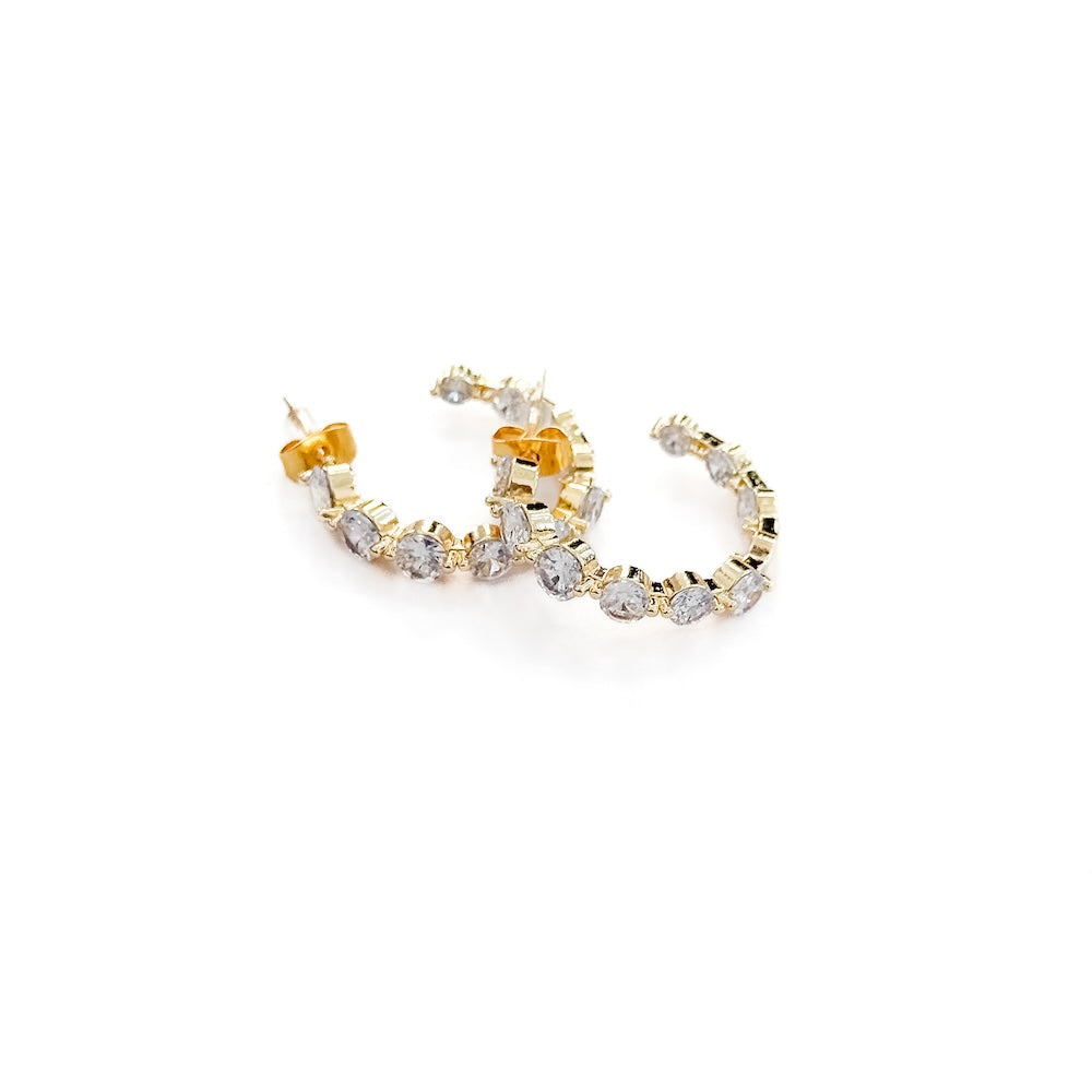 Darling Delight Hoop Earrings - WATERPROOF