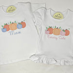 Pumpkin Embroidery Boys T-Shirt