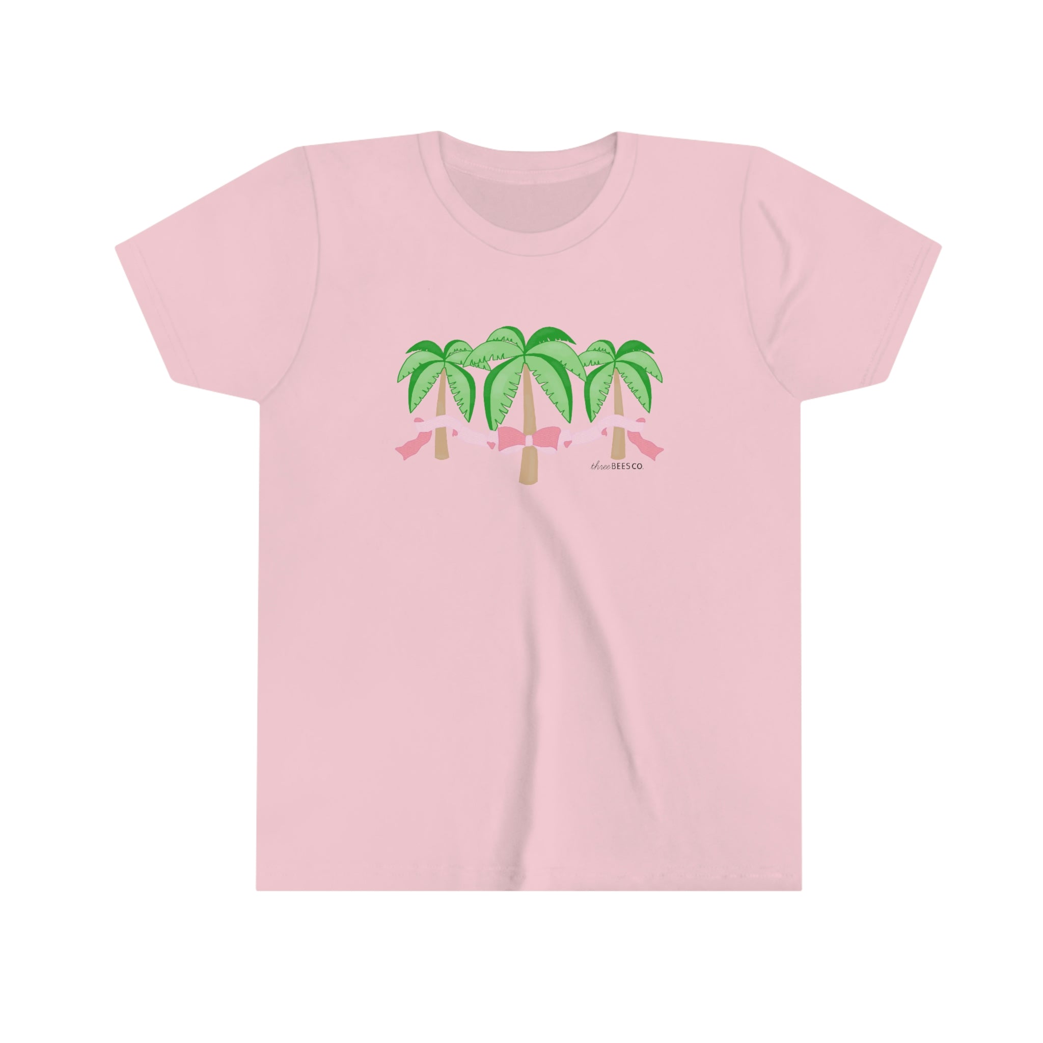 TBC Palm Trees with Bow Youth Short Sleeve Tee