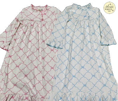 Trellis Bow Nightgown