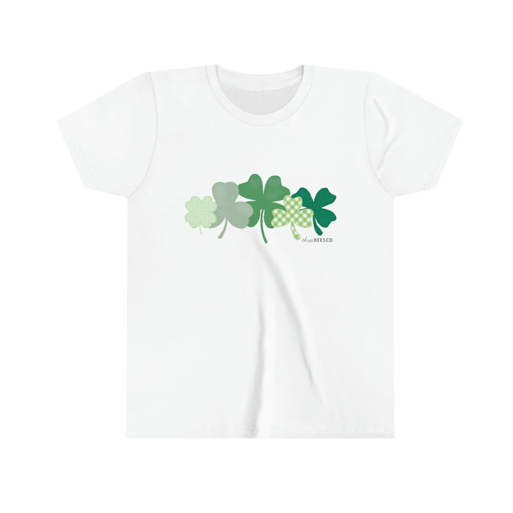St. Patrick's Day Watercolor Shamrock Boys T-Shirt