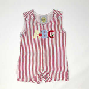 Back to School Seersucker Stripe Jon Jon