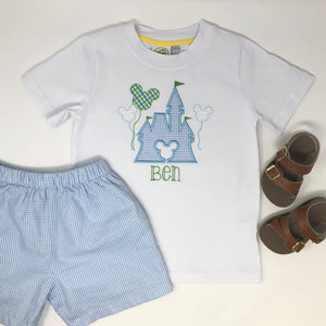 Castle Applique Boys T-Shirt