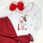 I'm Tall Enough Girls Embroidered Top