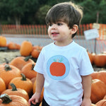 Single Pumpkin Patch Applique Boys T-Shirt