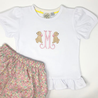 Puppy Dog Girls Top